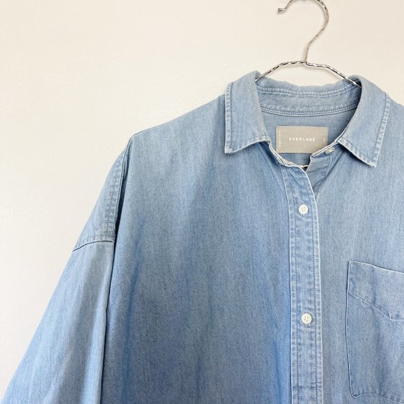 EVERLANE The Square Jean Shirt Oversized - Picture 3 of 15